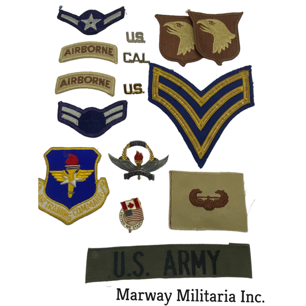 Mixed lot of American USA Insignia