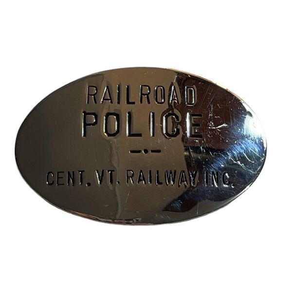 Central Vermont Railway Police Badge