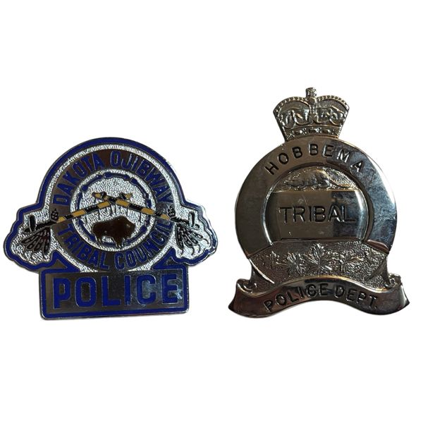 Native / Tribal Hobbema and Dakota Ojibway Tribal Council Police Badge Lot