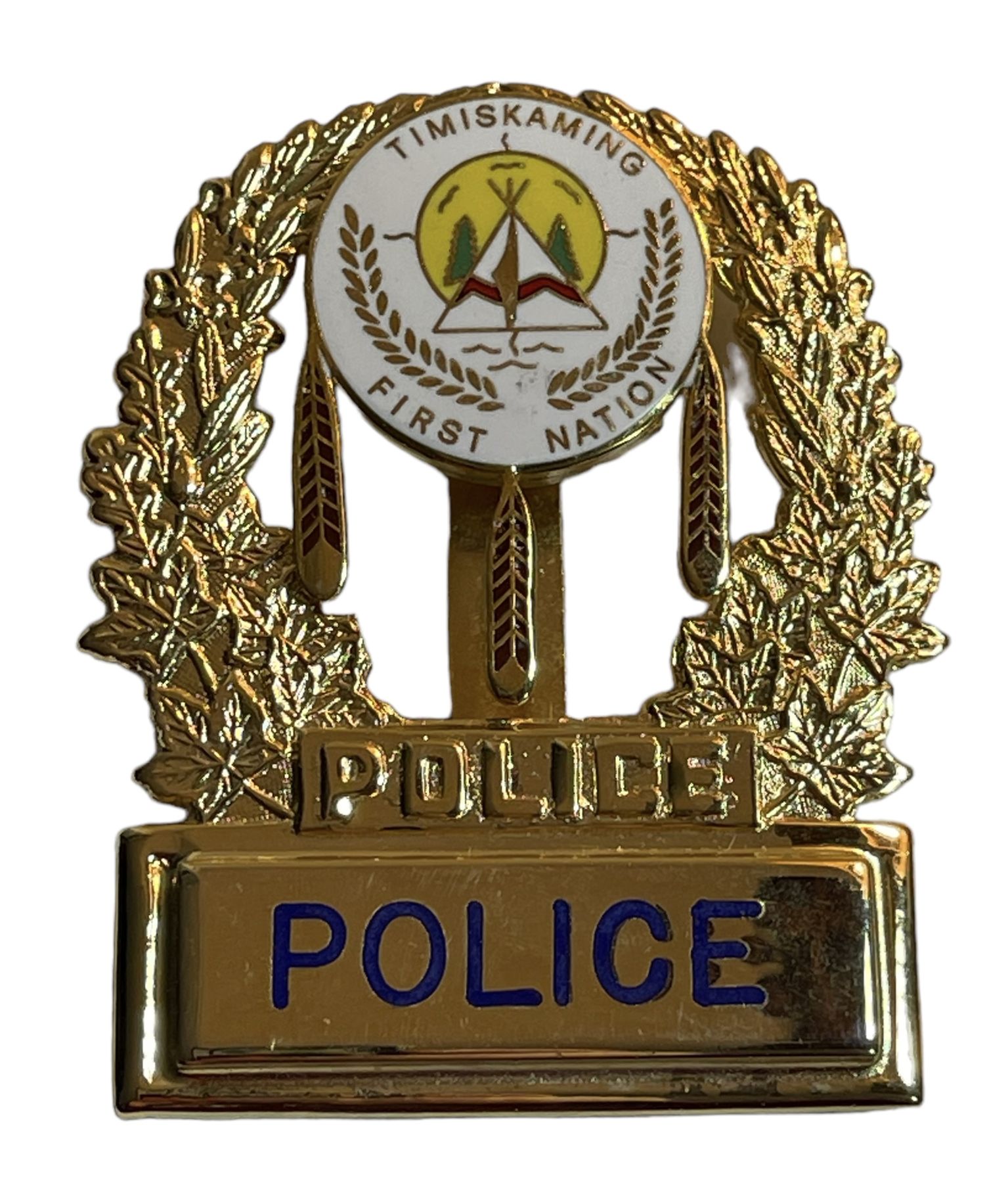 Native / Tribal Timiskaming First Nation Police Badge Lot