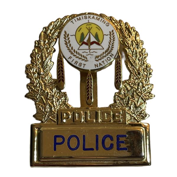 Native / Tribal Timiskaming First Nation Police Badge Lot