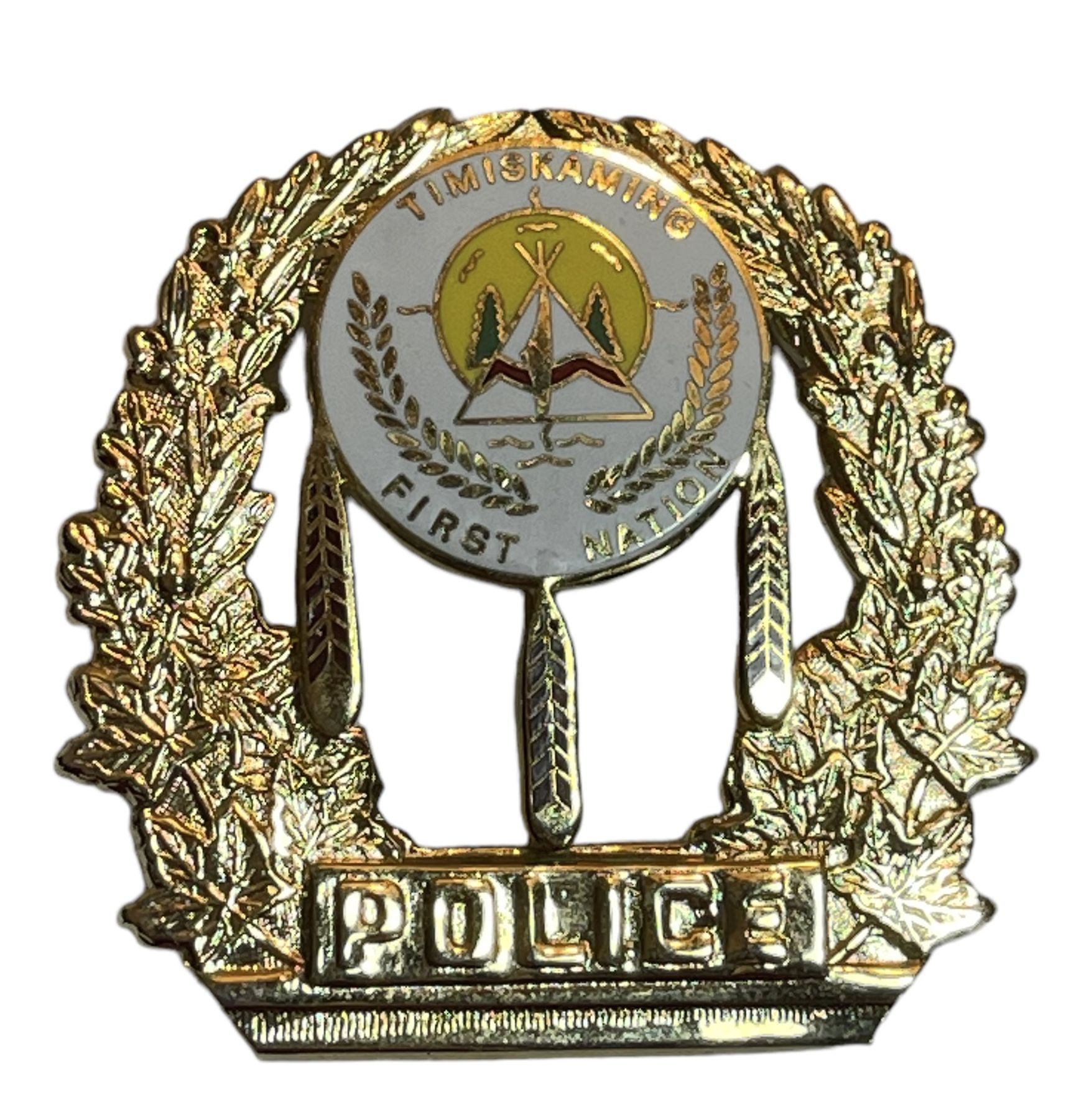 Native / Tribal Timiskaming First Nation Police Badge Lot