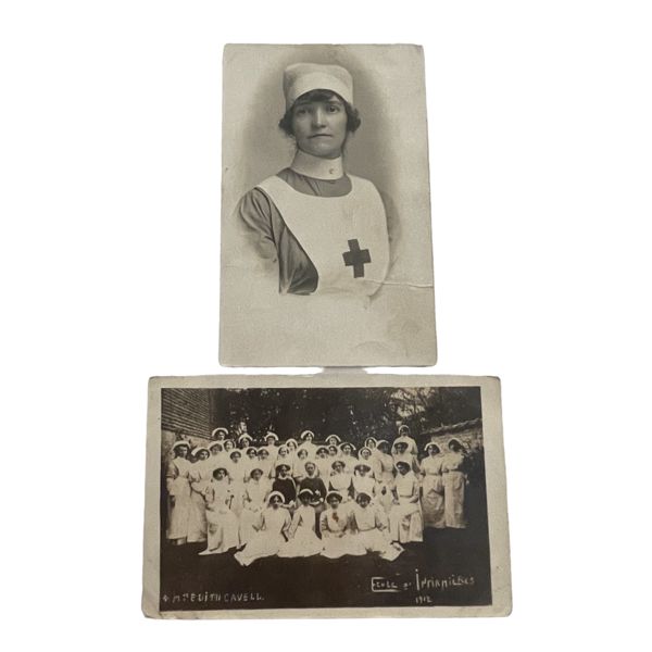 WW1 Postcard Lot of two Canadian Military Nurses