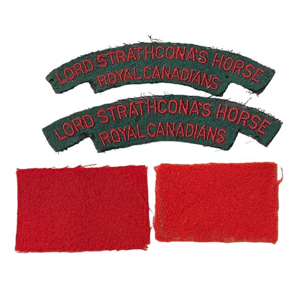 Lord Strathcona's Horse & 1st Div Patch Lot