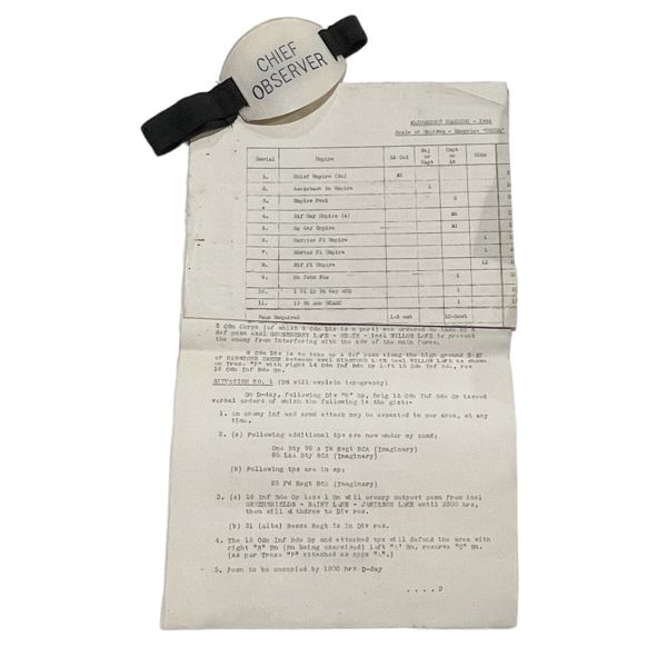 WW2 1944, Operation Cobra Training Exercise Artifacts. Camp Wainwright Alberta