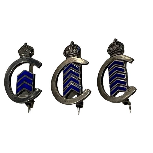 WW1 Canadian Army Veterans Years of Service Pin Lot