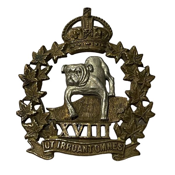 Officers Pre WW1 18th Mounted Rifles Cap Badge