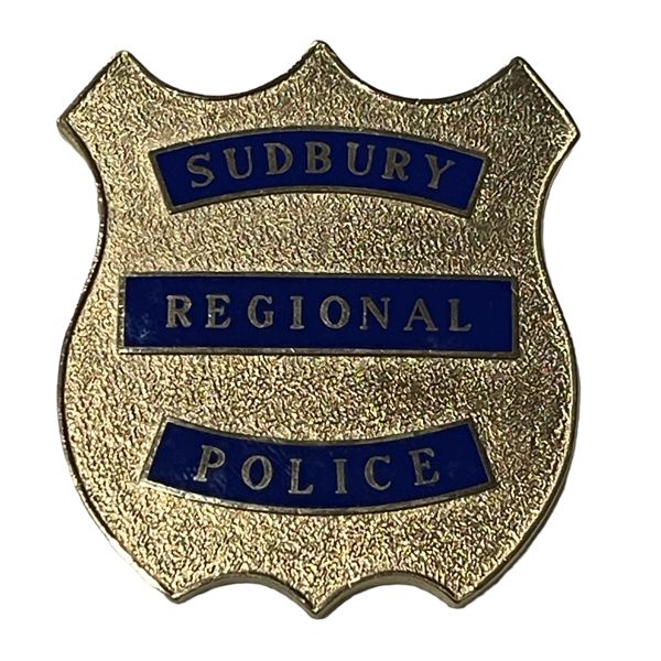 Sudbury Regional Police Wallet Badge