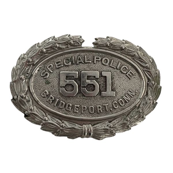 Bridgeport Connecticut Special Police Badge 