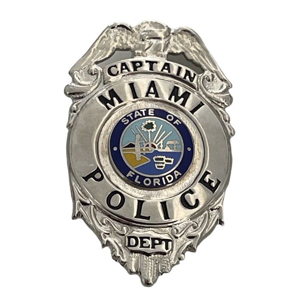 Miami Florida Police Department Badge 