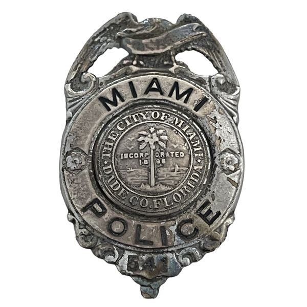 Miami Florida Police Badge 