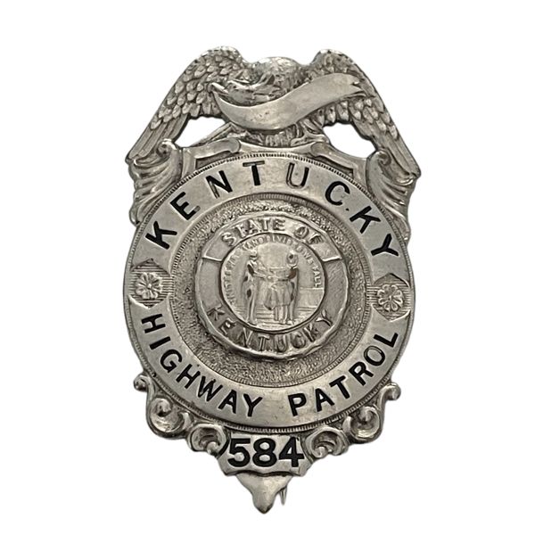 Kentucky Highway Patrol Police Badge 