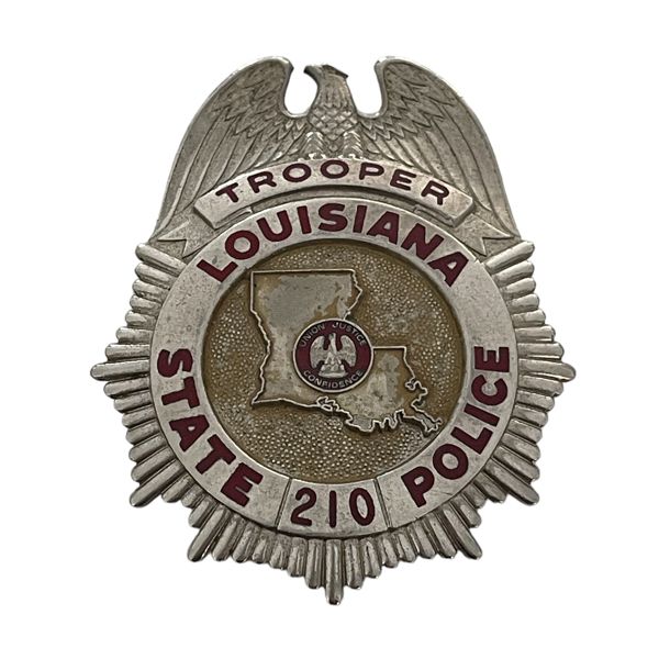 Louisiana State Trooper Police Badge