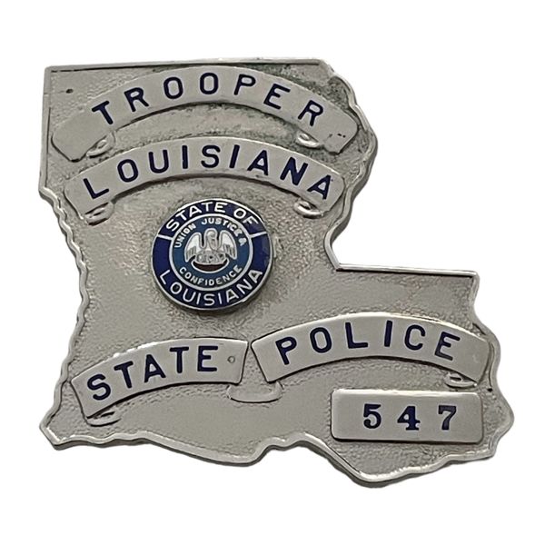 Louisiana State Police Trooper Badge