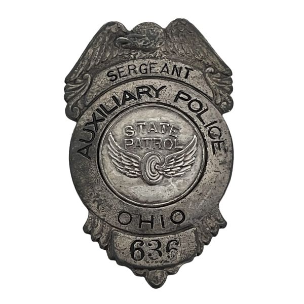 Ohio State Patrol Police Badge