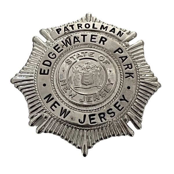 New Jersey Edgewater Park Police Badge