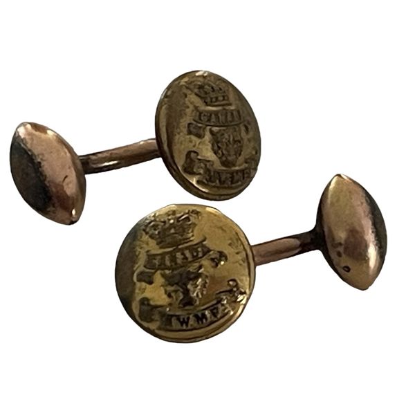 NWMP Officers Mess Dress Cuff Links