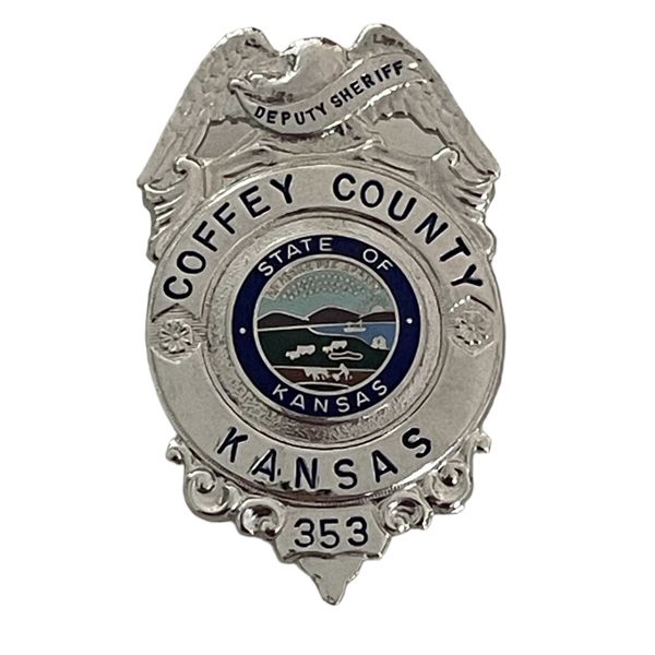 Coffey County Kansas Police Deputy Sheriff Badge