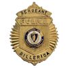 Image 1 : Billerica Massachusetts Police Sergeant Badge