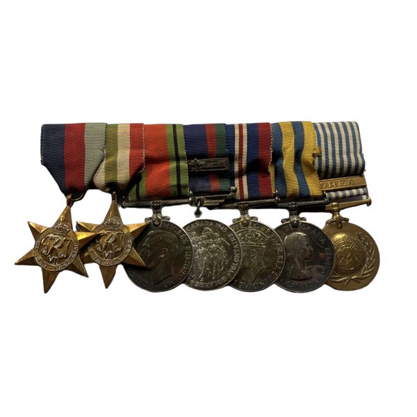 WW2 & Korea War Medal Group