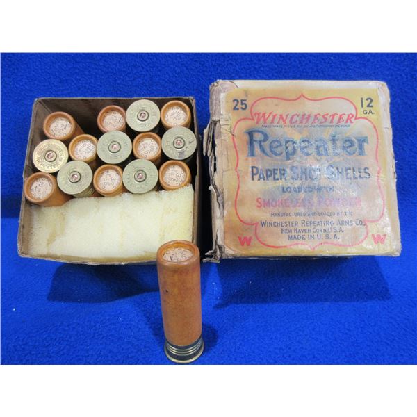 Collector Ammo - 12 Ga 2 3/4" 6 Shot Win Paper Shotshells