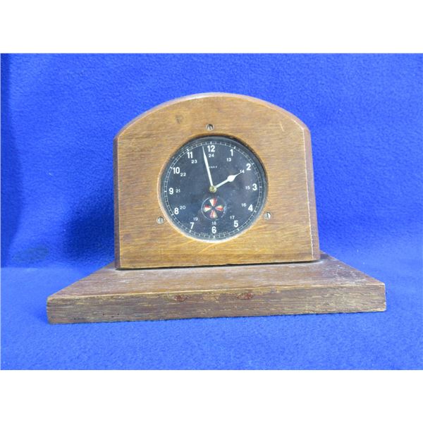 WWII Kienzle German Luftwaffe Airplane Dashboard Clock