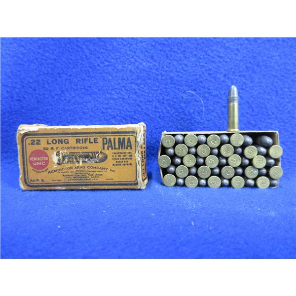 Collector Ammo - 22 LR Palma Remington Cartridges