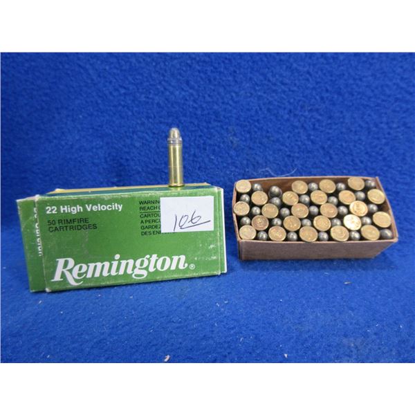 22LR 29 Gr HV Remington Cartridges - Box of 50