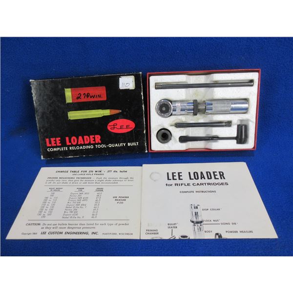 Lee Loader 270 Win. Complete Reloading Tool