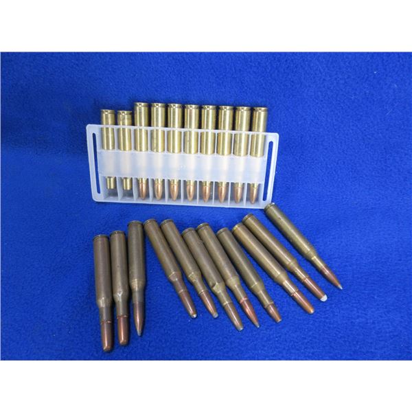 270 Win. Possible Reloads - Bag of 19 + 2 Brass