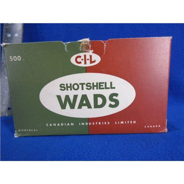 16 Gauge CIL Shotshell Wads - 3/8" Fiber - Box of 500