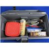 Image 1 : Lot of Misc. Gun Cleaning Supplies in Mastercraft Tool Box