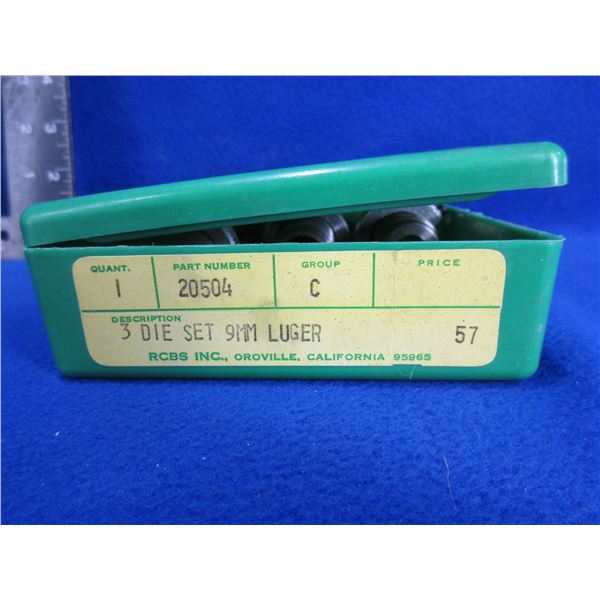 9MM Luger 3 Die Set with # 16 Shellholder