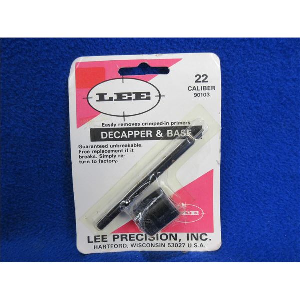 Lee 22 Cal. Decapper and Base