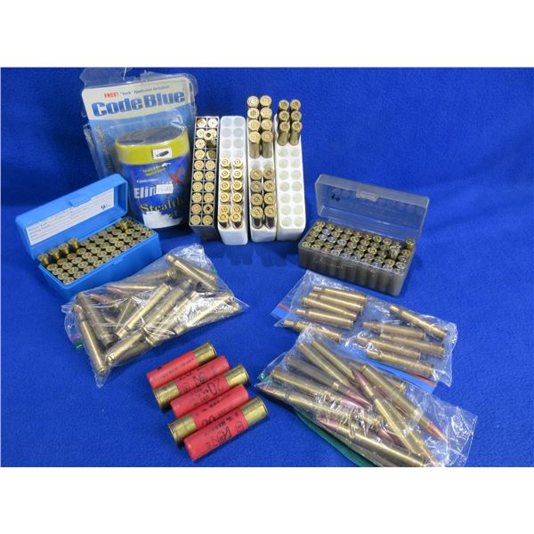 Lot of Misc. Cartridges/Reloads, Brass and Shotshells