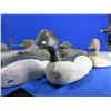 Image 3 : 10 Vintage Wooden Duck Decoys