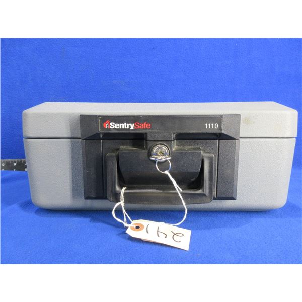 Sentry Safe 1110 Fire Proof Locking Safe with 1 Key