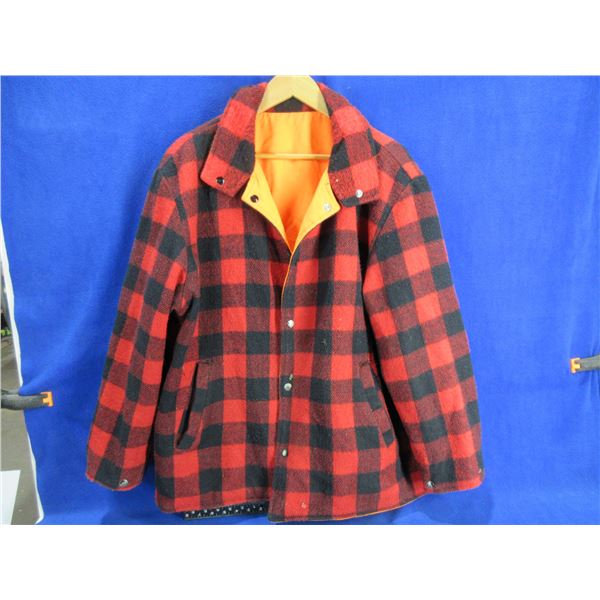 Golden Goose Reversible Orange/Plaid Jacket