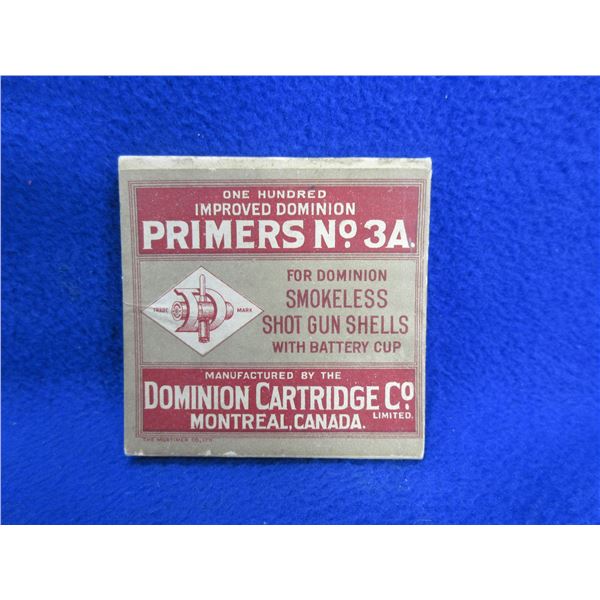 Collector Primers - Dominion No. 3A Shotshell Primers