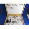Image 1 : Lot of Approx. 250 Fly Fishing Flies in Wood Box