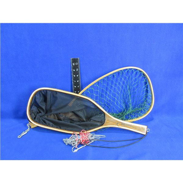 2 Fishing Nets and a Fish Stringer Chain