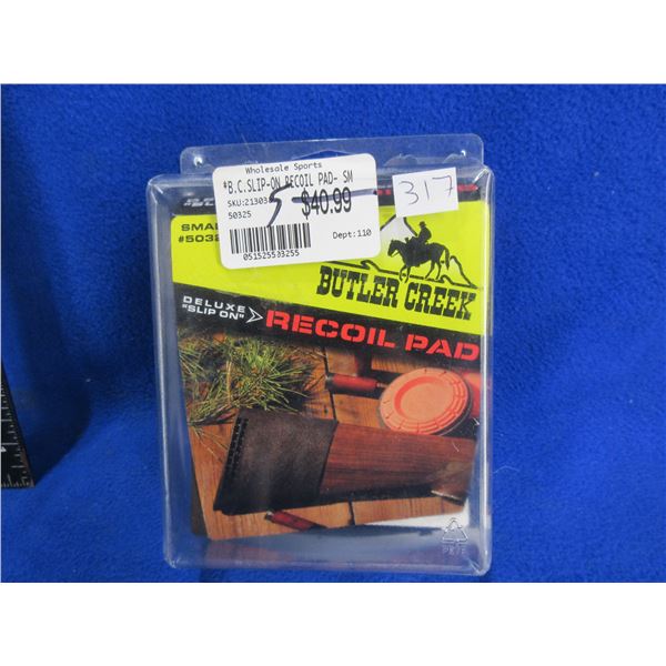 NEW - Butler Creek Deluxe Slip On Recoil Pad - Small