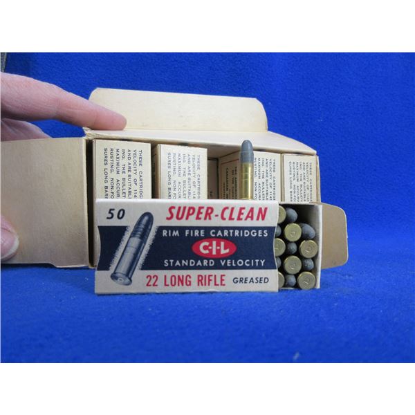 Collector Ammo - 22 LR Super-Clean CIL Cartridges
