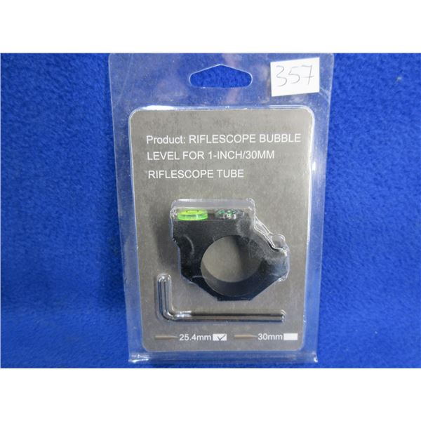 NEW - 25.4MM Riflescope Bubble Level with Compass