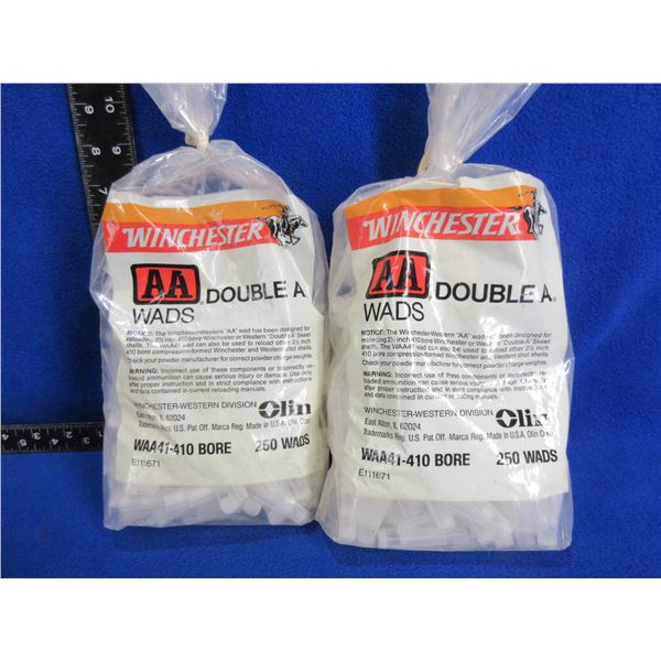 410 Gauge Winchester AA Shotshell Wads - 2 Bags of 250