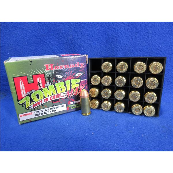 40 S&W 165gr Z-Max Zombie Hornady Cartridges - Box of 20