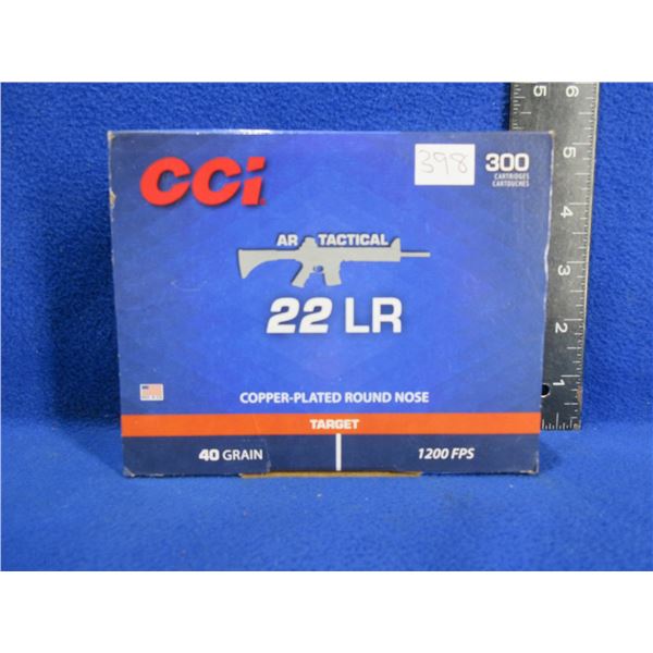 22 LR 40gr RN Copper-Plated Target CCI Cartridges