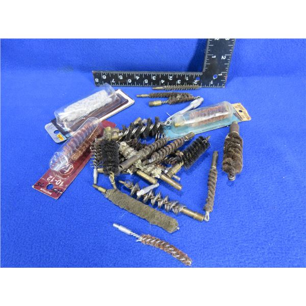 Lot of 30 Misc. Bore Brushes and Bore Mops