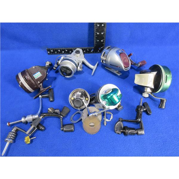 4 Fishing Reels, Parts Reel and Extra Parts