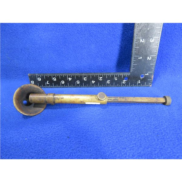 Brass Powder Measure with Brass Funnel